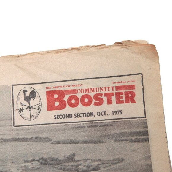 Vintage Newspaper 1975 Naicam Saskatchewan Community Booter - Lake Lenore Rail - Picture 2 of 7